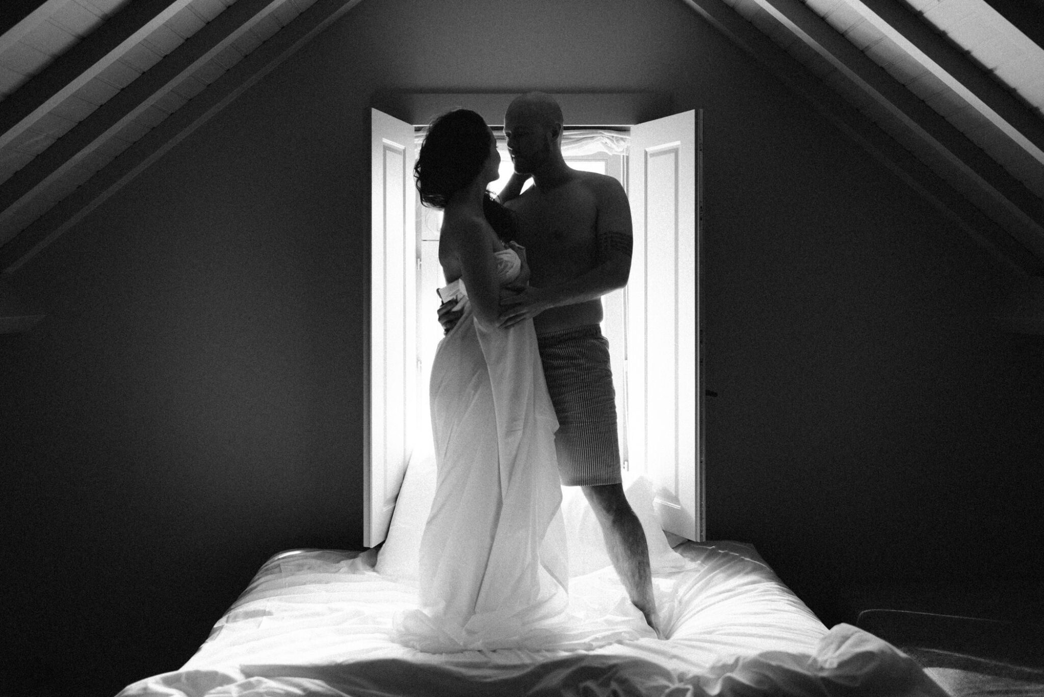 intimate couple love session