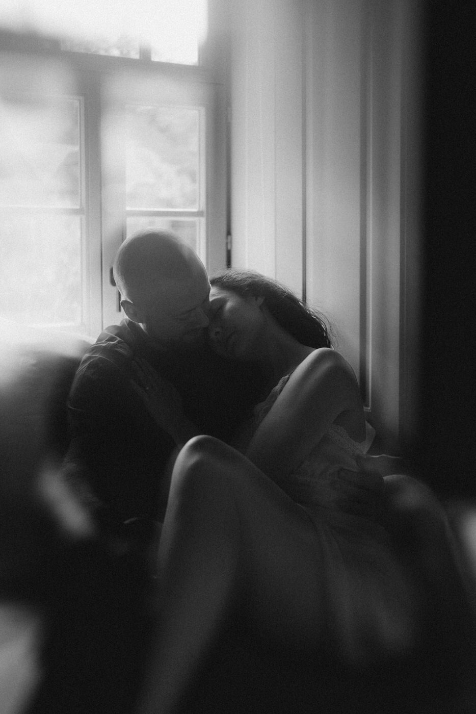intimate couple love session
